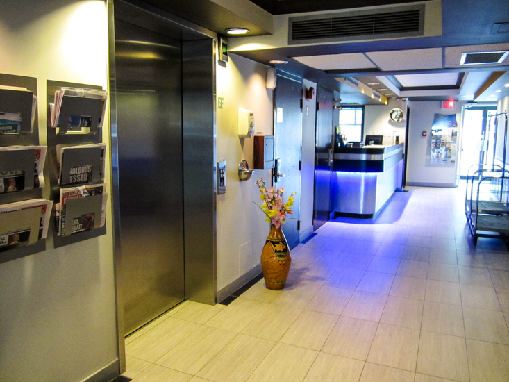 Reception & elevator